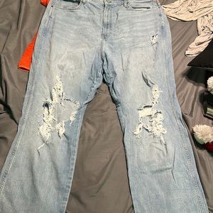 These are Arizona jeans for plus size 21 highest-rise 90’s straight